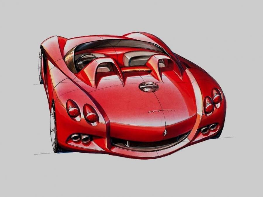  Ferrari Rossa Concept 2000 года  (фото 19 из 35)